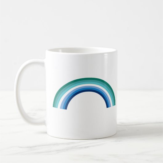 Homo Regenboog Azure Koffiemok (Links)