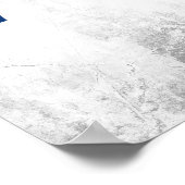 Homo Regenboog Azure Poster (Hoek)