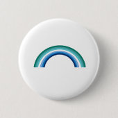 Homo Regenboog Azure Ronde Button 5,7 Cm (Voorkant)