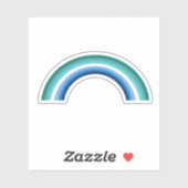 Homo Regenboog Azure Sticker (Vel)