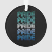 Homo Retro Pride Pride Ornament (achterkant)