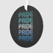 Homo Retro Pride Pride Ornament (voorkant)