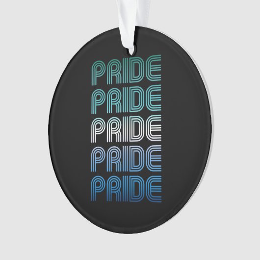 Homo Retro Pride Pride Ornament (voorkant)