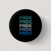 Homo Retro Pride Pride Ronde Button 3,2 Cm (Voorkant)