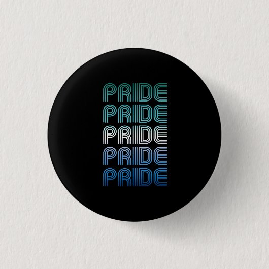 Homo Retro Pride Pride Ronde Button 3,2 Cm (Voorkant)