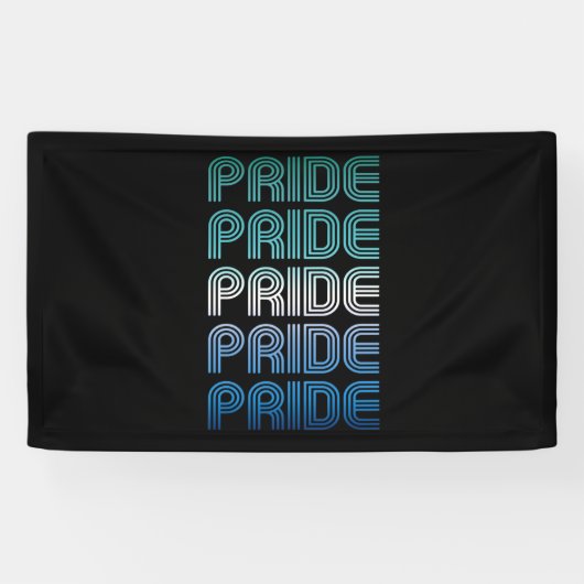 Homo Retro Pride Pride Spandoek (Horizontaal)