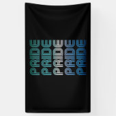 Homo Retro Pride Pride Spandoek (Verticaal)