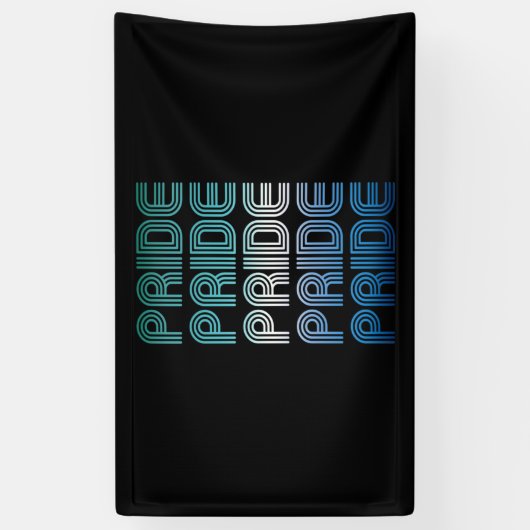 Homo Retro Pride Pride Spandoek (Verticaal)