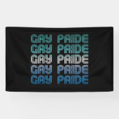 Homo Retro Pride Spandoek (Horizontaal)