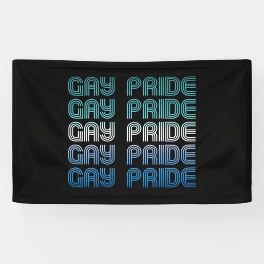 Homo Retro Pride Spandoek (Horizontaal)