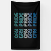 Homo Retro Pride Spandoek (Verticaal)
