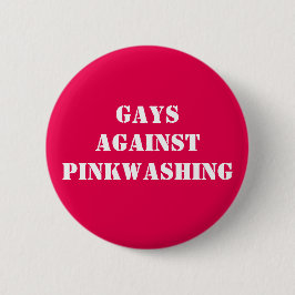homo ' s tegen pinkwashing ronde button 5,7 cm
