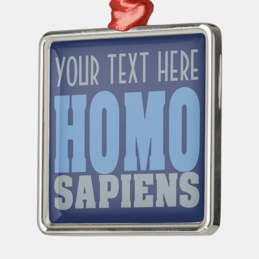 HOMO SAPIENS aangepast ornament (Links)