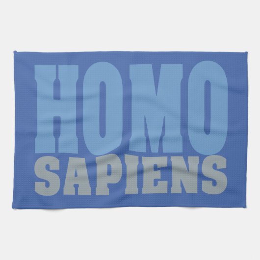 HOMO SAPIENS aangepaste handdoeken (Horizontaal)