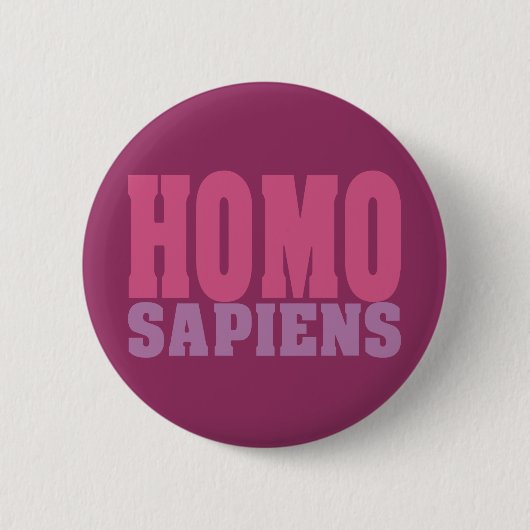 HOMO-SAPIENS-knoppen Ronde Button 5,7 Cm (Voorkant)