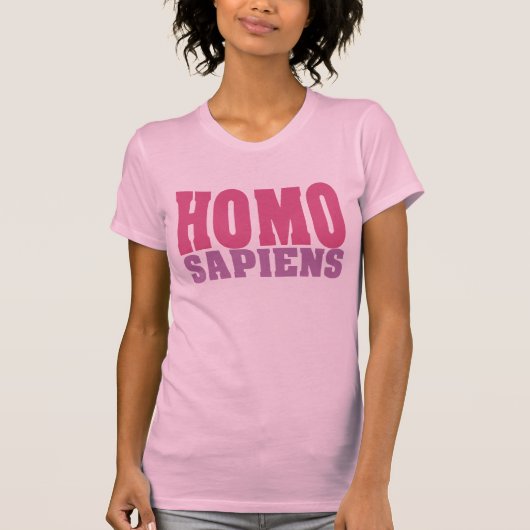 HOMO SAPIENS-shirten T-shirt (Voorkant)