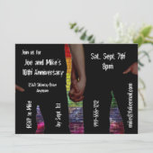 Homo trouwfeest uitnodigingen (Staand voorkant)