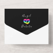 Homo Trouwfoto All In One Uitnodiging (Achterkant)