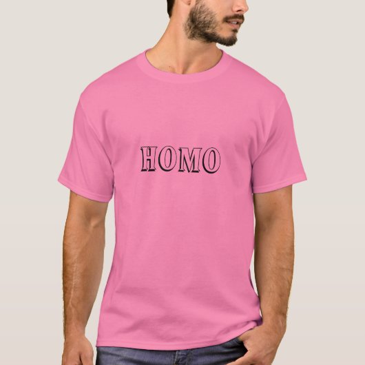 Homo Tshirt (Voorkant)