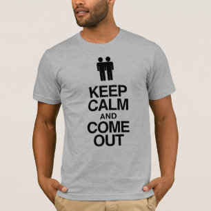 Homo Uit De Kast: Blijf Kalmpjes En Kom Er Maar Ui T-shirt