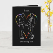 Homo-uitnodigingskaart Kaart (Gele Bloem)