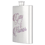 Homo van eer | Ombre Blauw Roze Paarse Keepsake Flacon (Links)