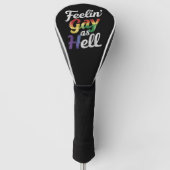 Homo voelen als hel holebi trots golfheadcover (Voorkant)