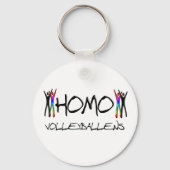 Homo volleyball sleutelhanger (Voorkant)