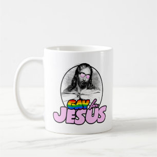 Homo voor Jezus Regenboog Koffiemok