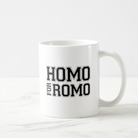 Homo voor Romo Koffiemok (Rechts)