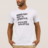 HOMO ZIJN IS GEEN LIFESTYLE T-SHIRT (Voorkant)