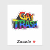 Homoafval Sticker (Vel)