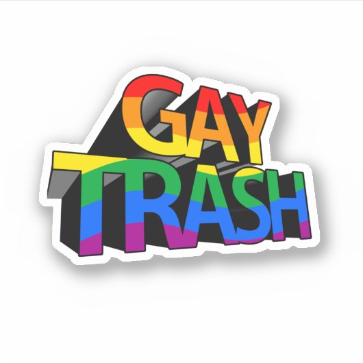 Homoafval Sticker (Voorkant)