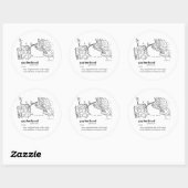 HOMOBUURT RONDE STICKER (Vel)