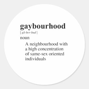 HOMOBUURT RONDE STICKER