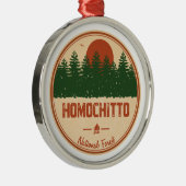 Homochitto National Forest Metalen Ornament (Rechts)