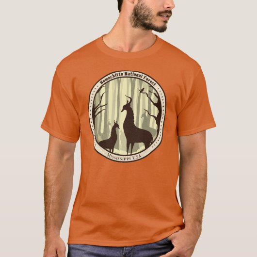Homochitto National Forest Mystical Deer T-shirt (Voorkant)