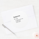 HOMOCON RONDE STICKER (Envelop)