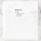 HOMOCON RONDE STICKER (Tas)