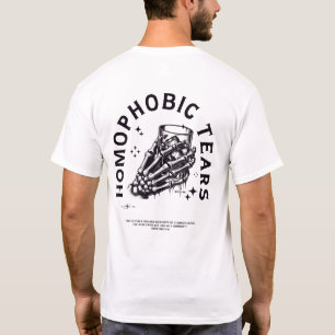 Homofobe tranen Oud Engels, LGBTQ en homoseksuele T-shirt