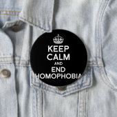 HOMOFOBIA BEWAREN EN BEWAREN RONDE BUTTON 4,0 CM (In situ)