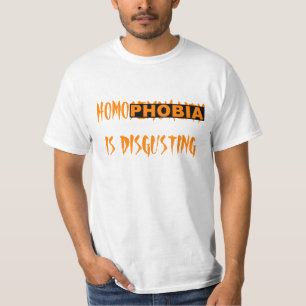 Homofobie is verontrustend t-shirt