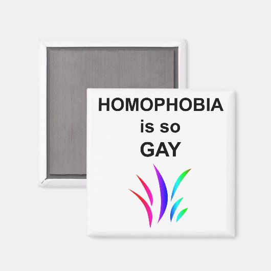 Homofobie is zo Gay Magneet (Voorkant / Achterkant)