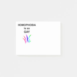 Homofobie is zo homo post-it® notes