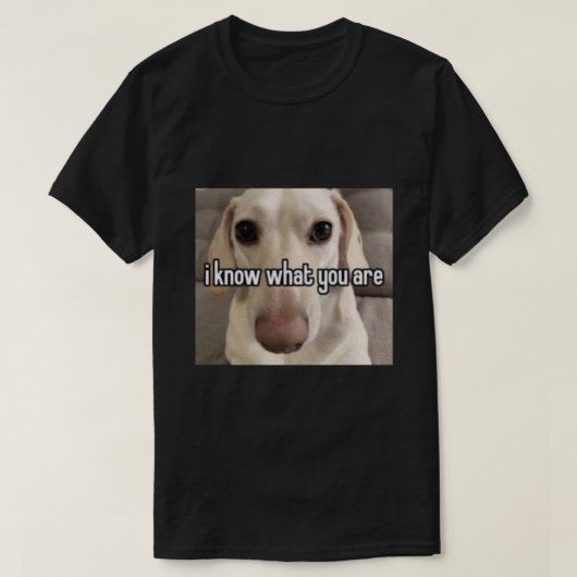homofobische hond Ik weet wat je fotografisch bent T-shirt (Design voorkant)