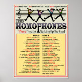 Homofoons Poster (Voorkant)