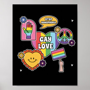 Homogene liefde. Pride dag. LGBT+Pride. Poster