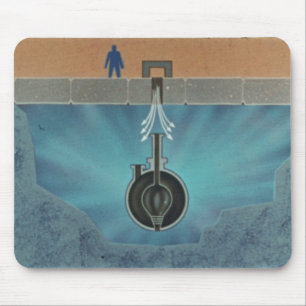 Homogene reactor experiment 2 (HRE-2) Mousepad Muismat