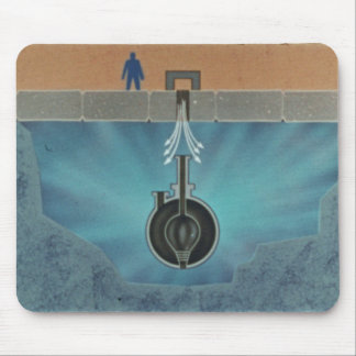 Homogene reactor experiment 2 (HRE-2) Mousepad Muismat