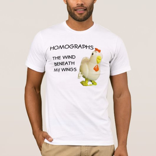 Homografieën van wind of wind? t-shirt (Voorkant)